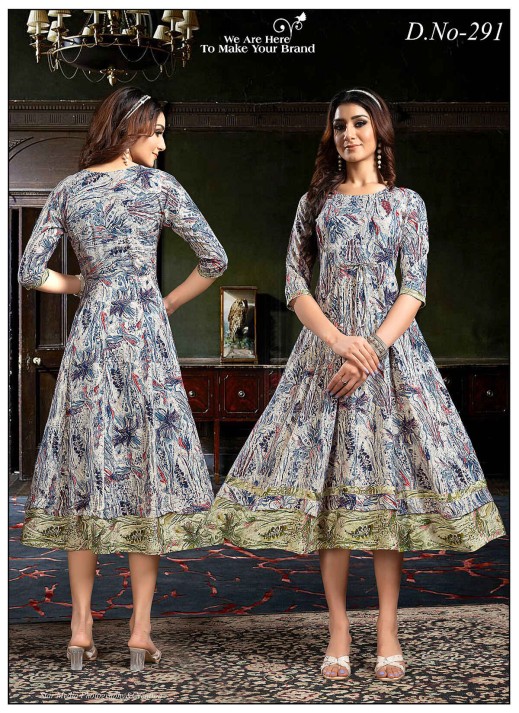 Anarkali Kurti Wholesalers & Wholesale Dealers in India | Ajmera Fashion  in Surat